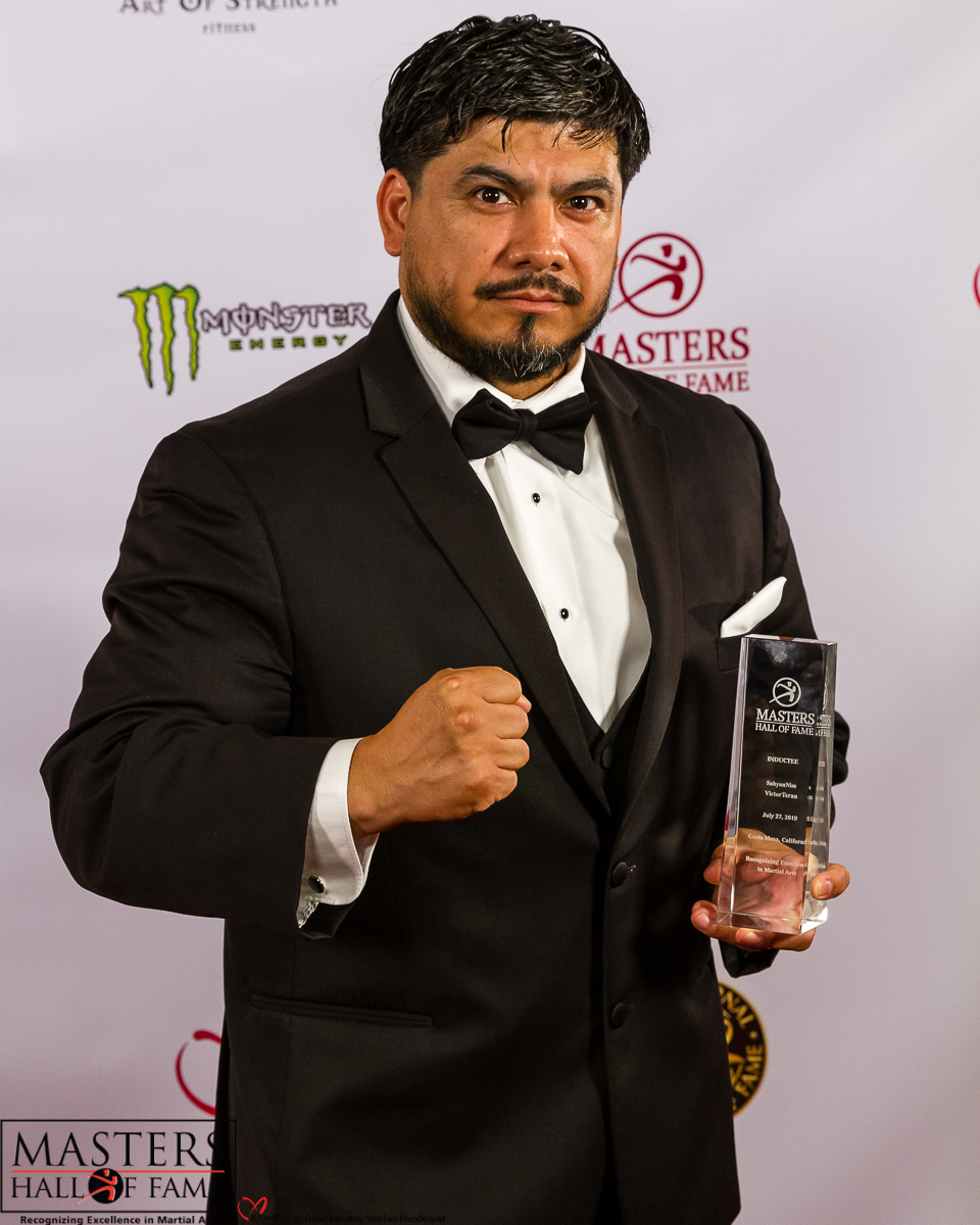 SahyunNim Victor Teran on the Red Carpet at Masters Hall of Fame 2019.